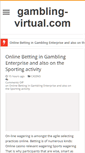Mobile Screenshot of gambling-virtual.com